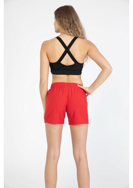Kadın Kırmızı Deniz Şort NANO Teknoloji ile Su İtici ve Hızla Kuruyan C1813 fırsatları