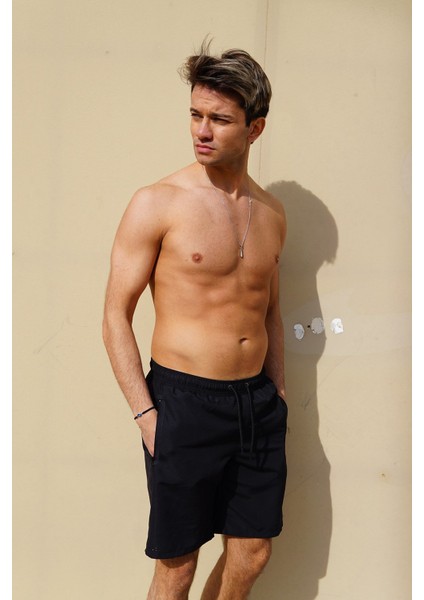 Erkek Uzun Deniz Şort C12203 Siyah fiyatları