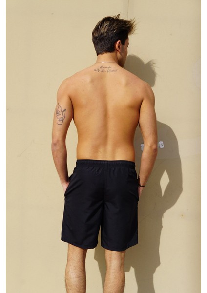 Erkek Uzun Deniz Şort C12203 Siyah fırsatları