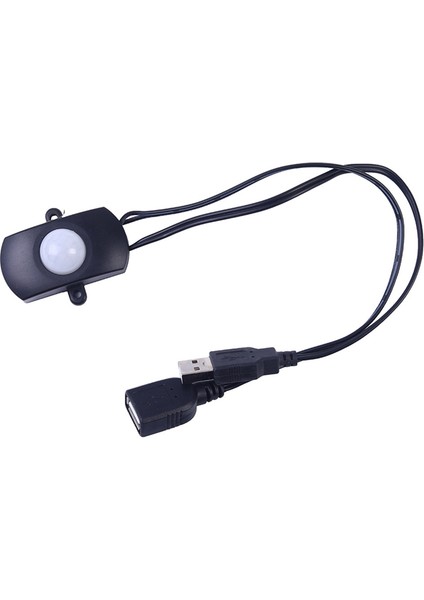 5 Adet Dc 5V12V24V USB Pır Anahtarı LED Işık Gövdesi Hareket Sensörü A (Yurt Dışından)