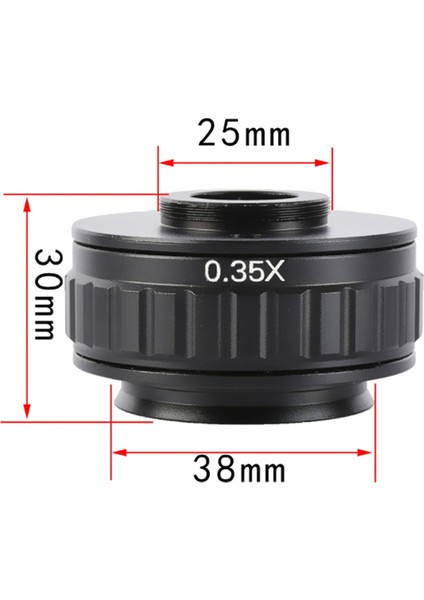 Trinoküler Stereo Mikroskop Kamerası Için C Montajlı Adaptörler Lens Ccd (Yurt Dışından)