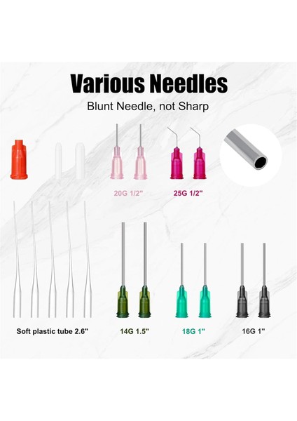 Yapıştırıcı Aplikatörü Şırınga Künt Uçlu Iğne ve Kapak (Yurt Dışından) modelleri