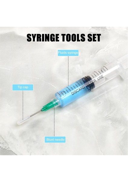 Yapıştırıcı Aplikatörü Şırınga Künt Uçlu Iğne ve Kapak (Yurt Dışından) fırsatları