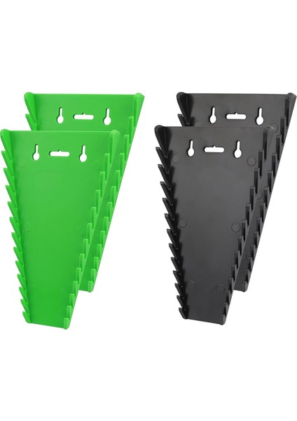4 Adet Manyetik Anahtar Düzenleyici Alet, Sae (1/4-1/16IN)&METRIK (6-24MM) (Yurt Dışından)