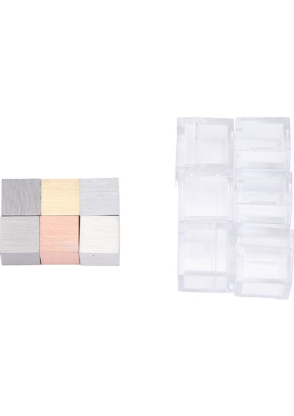 Yoğunluk Küpleri Seti - 6 Metal Içerir - 0,39 Inç (10 Mm) Kenarlar (Yurt Dışından) fiyatları