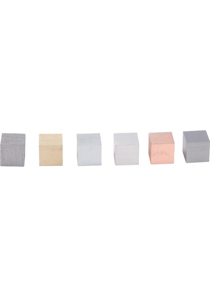 Yoğunluk Küpleri Seti - 6 Metal Içerir - 0,39 Inç (10 Mm) Kenarlar (Yurt Dışından) fırsatları