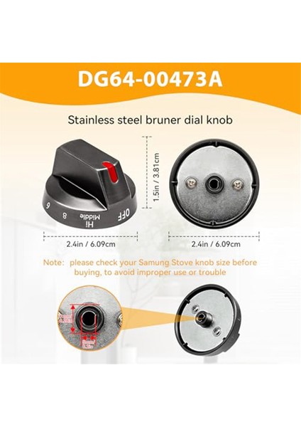 Elektrikli Ocak Değişimi Için DG94-03500V/W (4 Adet) Siyah (Yurt Dışından) modelleri