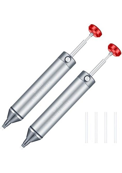 2 Adet Lehim Emici Tıkanıklık Açma Lehim Pompası Lehim Emme Cihazı (Yurt Dışından)