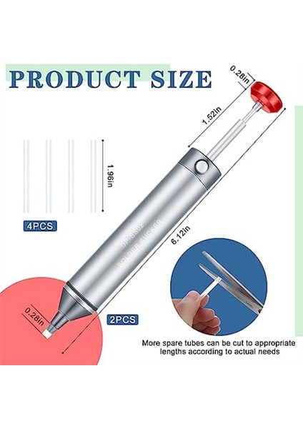 2 Adet Lehim Emici Tıkanıklık Açma Lehim Pompası Lehim Emme Cihazı (Yurt Dışından) modelleri