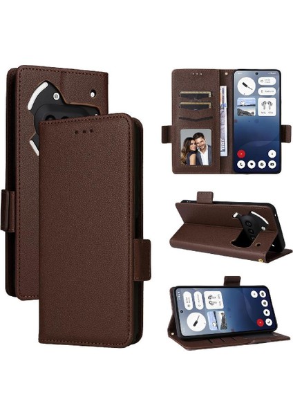 Nothing Phone 3A Kart Yuvaları Tutucu Pu Deri Manyetik Yan Için Flip Case (Yurt Dışından) fiyatları