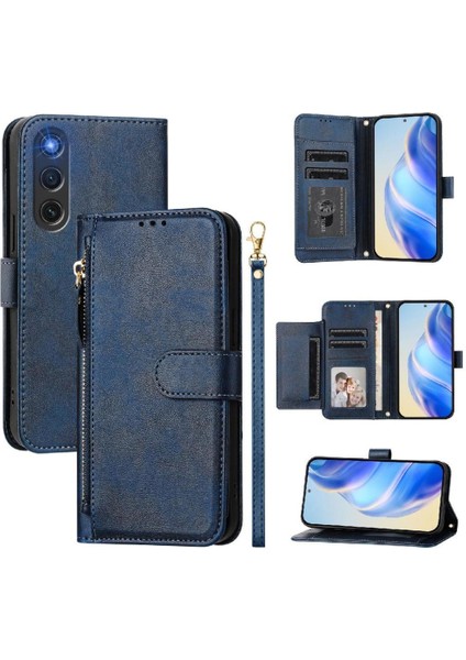 Zte Nubia Redmagic 10 Hava Pu Deri Manyetik Kart Tutucu Için Flip Case (Yurt Dışından)