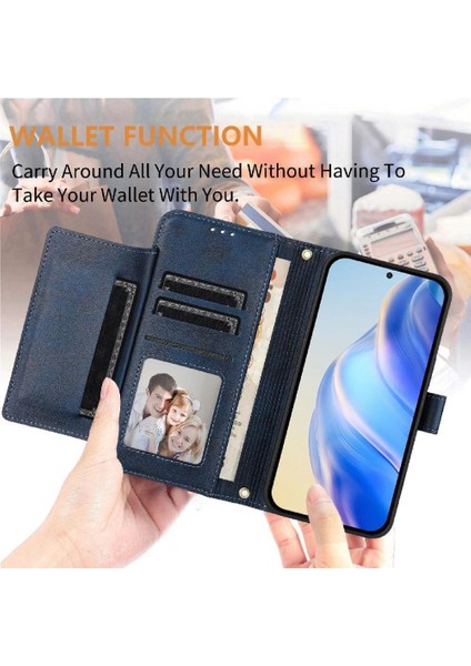 Zte Nubia Redmagic 10 Hava Pu Deri Manyetik Kart Tutucu Için Flip Case (Yurt Dışından)