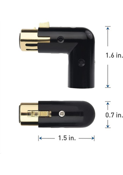 Ses Adaptörü Fişi 3pin Xlr Açı Adaptörü Ayarlanabilir Erkekten Dişiye (Yurt Dışından) modelleri