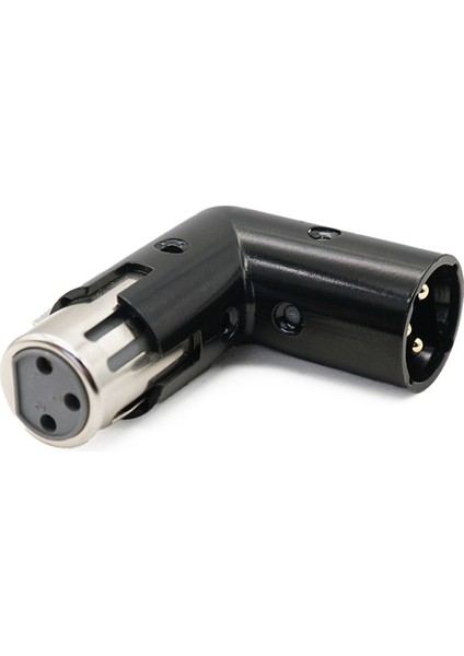 Ses Adaptörü Fişi 3pin Xlr Açı Adaptörü Ayarlanabilir Erkekten Dişiye (Yurt Dışından) indirimleri
