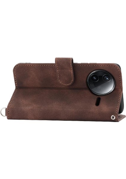 Xiaomi Poco F7 Ultra Çoklu Kredi Kartı Yuvaları Bileklik Için Flip Case (Yurt Dışından) modelleri