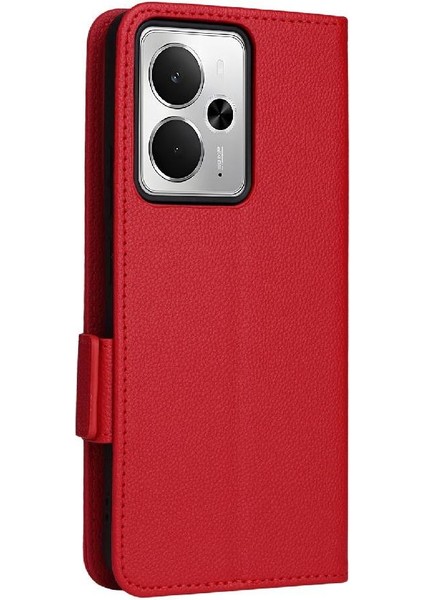 Realme 14T 5g Cüzdan Manyetik Yan Toka Pu Deri Kart Için Flip Case (Yurt Dışından) fiyatları