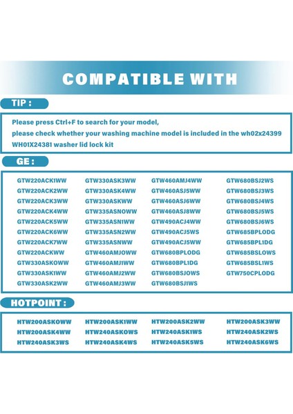 Üst Yıkayıcı Için Yıkayıcı Kapak Kilidi Çerçevesi (Yurt Dışından) fırsatları