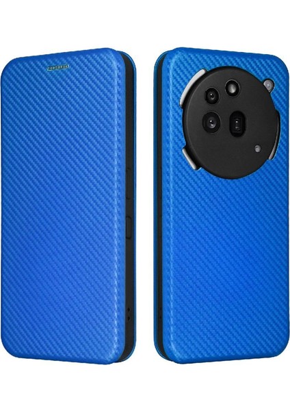 Nothing Phone 3A Pro Kart Ekleme Manyetik Karbon Fiber Için Flip Case (Yurt Dışından)