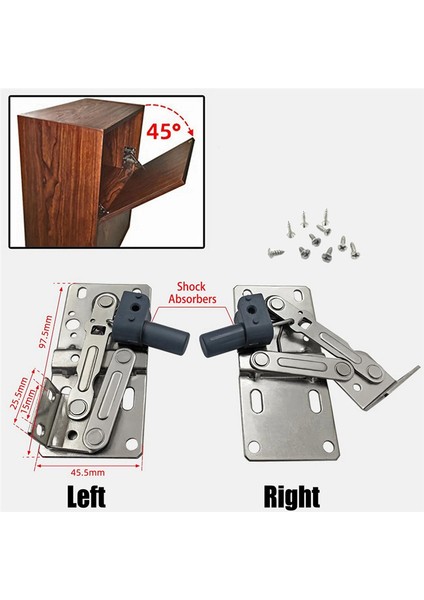 Lavabo Ön Çekmecesi Için 2 Paket Açılır Tepsi Menteşeleri Ön Dolap Klipsleri (Yurt Dışından) fiyatları