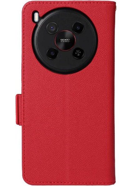 Nubia V70 Max Kart Yuvaları Için Flip Case Tutucu Yan Toka Cüzdan Pu (Yurt Dışından)