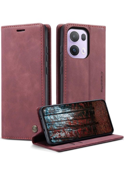 Oppo Reno 13 Pro 5g Flip Folio Kitap Için Flip Case Vintage Pu Deri Kılıf (Yurt Dışından) fiyatları