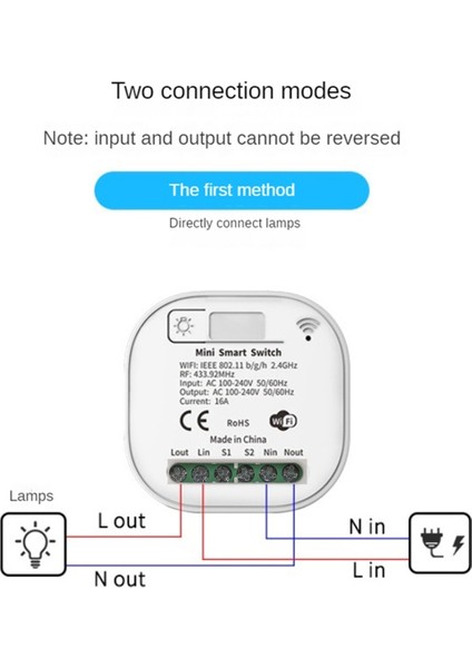 Tuya Wıfı RF433 Alıcı 16A Wifi Akıllı 433MHZ Alexa Ev Için (Yurt Dışından)