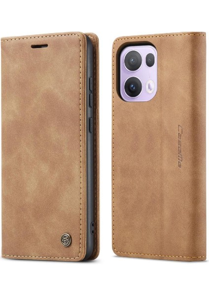 Oppo Reno 13 Pro 5g Flip Folio Kitap Için Flip Case Vintage Pu Deri Kılıf (Yurt Dışından) fırsatları