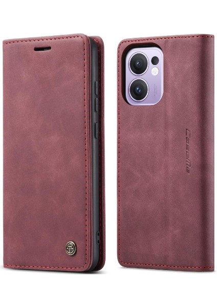 Oppo Reno 13F 4g/5g Için Flip Case Kart Yuvası Kickstand Vintage Pu Flip (Yurt Dışından) indirimleri