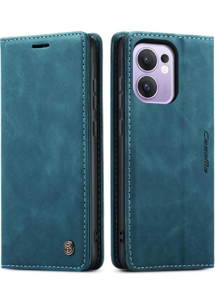 Oppo Reno 13F 4g/5g Için Flip Case Kart Yuvası Kickstand Vintage Pu Flip (Yurt Dışından) fiyatları