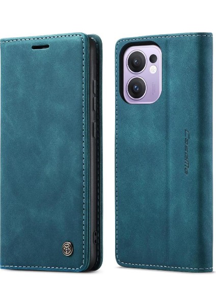 Oppo Reno 13F 4g/5g Için Flip Case Kart Yuvası Kickstand Vintage Pu Flip (Yurt Dışından) indirimleri