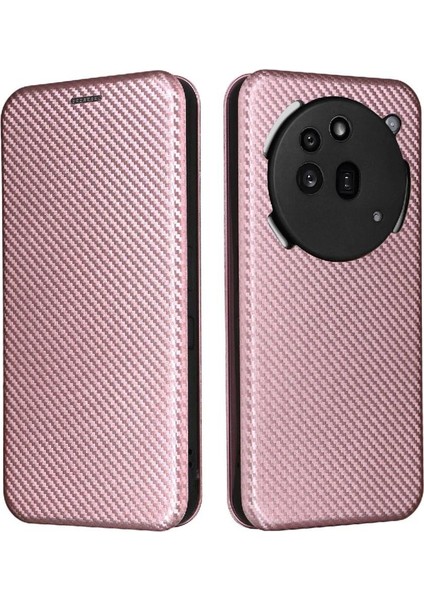 Nothing Phone 3A Pro Kart Ekleme Manyetik Karbon Fiber Için Flip Case (Yurt Dışından)
