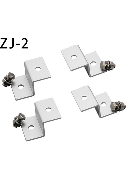 Panel Montajlı Güneş Paneli Montaj Rafı Z Braketi Rv Çatı Tekne Kiti Zj-02 (Yurt Dışından)