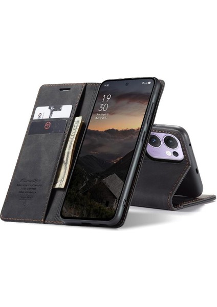 Oppo Reno 13F 4g/5g Için Flip Case Kart Yuvası Kickstand Vintage Pu Flip (Yurt Dışından) fırsatları