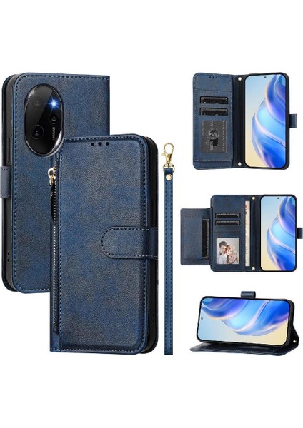 Honor 100 Pro 5g Premium Fermuarlı Deri Çapraz Askılı Uzun Askılı Cüzdan Kılıf Kapaklı Kartlıklı (Yurt Dışından) indirimleri