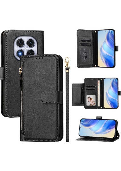 Xiaomi Redmi Note 14 Pro 4g Premium Fermuarlı Deri Çapraz Askılı Uzun Askılı Cüzdan Kılıf Kapaklı Kartlıklı (Yurt Dışından) modelleri