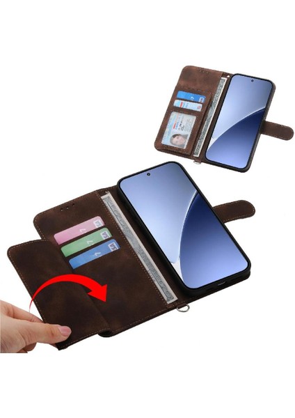 Xiaomi 15 Kabartmalı Bileklik Darbeye Dayanıklı Çoklu Kredi Kartı Için Flip Case (Yurt Dışından) indirimleri
