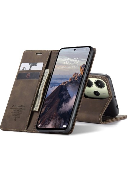 Xiaomi Redmi Note 14 4g Vintage Pu Deri Cüzdan Flip Folio Için Flip Case (Yurt Dışından) fırsatları