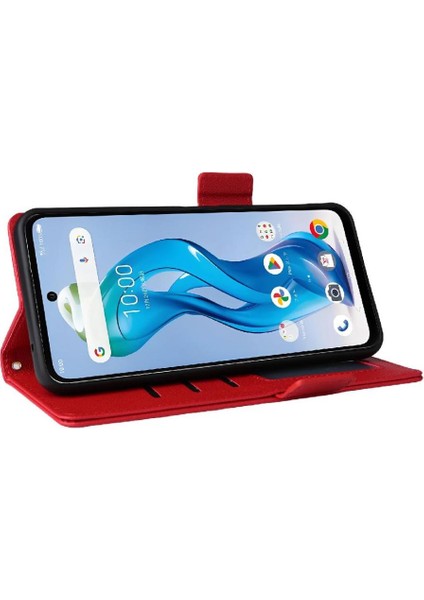 Nubia S 5g A403ZT Kart Yuvaları Için Flip Case Tutucu Yan Toka Cüzdan Pu (Yurt Dışından)
