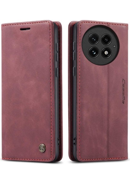 Oneplus 13 Flip Folio Kitap Için Flip Case Vintage Pu Deri Cüzdan Kılıf (Yurt Dışından) modelleri