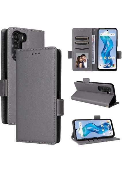 Nubia S 5g A403ZT Kart Yuvaları Için Flip Case Tutucu Yan Toka Cüzdan Pu (Yurt Dışından)
