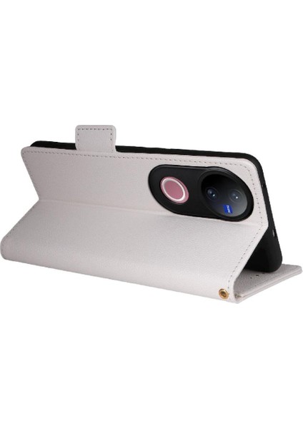 Vıvo V50 Için Flip Case Cüzdan Kart Yuvaları Tutucu Manyetik Pu Deri Yan (Yurt Dışından) modelleri