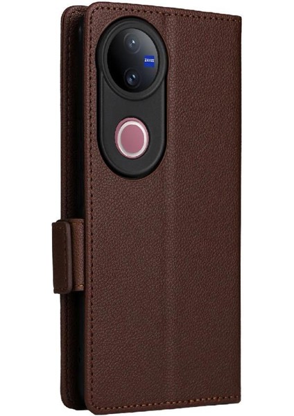 Vıvo V50 Için Flip Case Cüzdan Kart Yuvaları Tutucu Manyetik Pu Deri Yan (Yurt Dışından) fırsatları