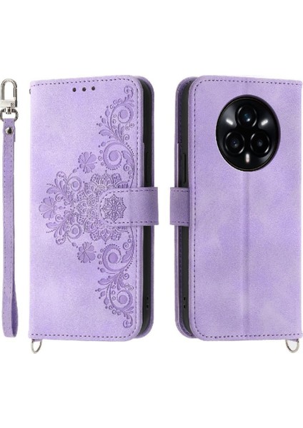 Realme 14 Pro Plus Çoklu Kredi Kartı Yuvaları Için Flip Case Darbeye (Yurt Dışından)