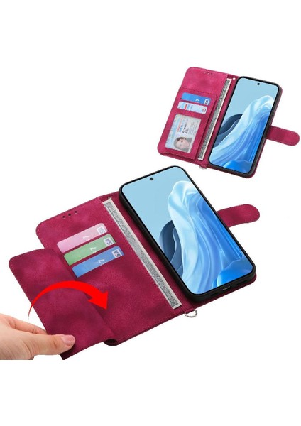 Vivo V50 Çoklu Kredi Kartı Yuvaları Için Flip Case Bileklik Darbeye (Yurt Dışından) modelleri