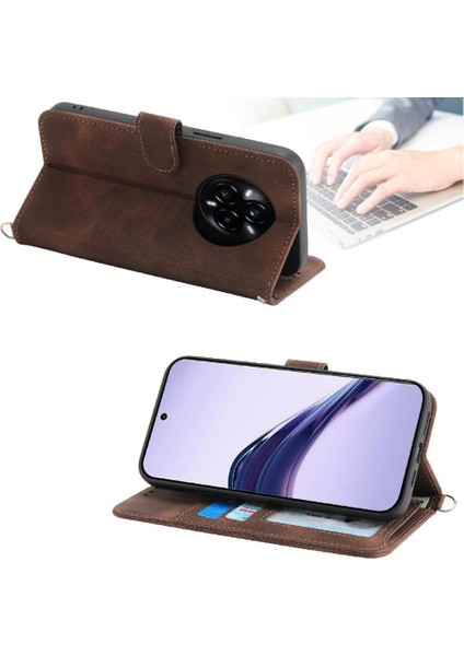 Realme 14 Pro Plus Çoklu Kredi Kartı Yuvaları Için Flip Case Darbeye (Yurt Dışından)