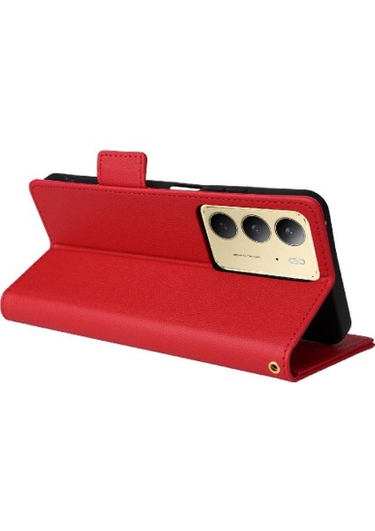 Realme C75 4g Pu Deri Yan Toka Kart Yuvaları Tutucu Için Flip Case (Yurt Dışından) modelleri