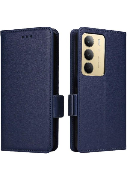 Realme C75 4g Pu Deri Yan Toka Kart Yuvaları Tutucu Için Flip Case (Yurt Dışından)