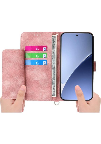 Xiaomi 15 Kabartmalı Bileklik Darbeye Dayanıklı Çoklu Kredi Kartı Için Flip Case (Yurt Dışından) fırsatları