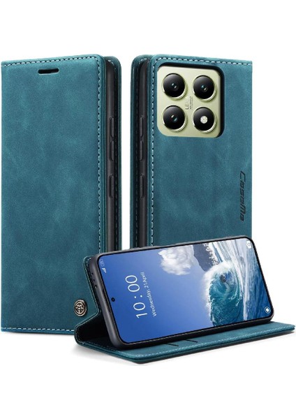Xiaomi 14T Pro 5g Vintage Pu Deri Cüzdan Kılıf Kart Yuvası Için Flip Case (Yurt Dışından) modelleri