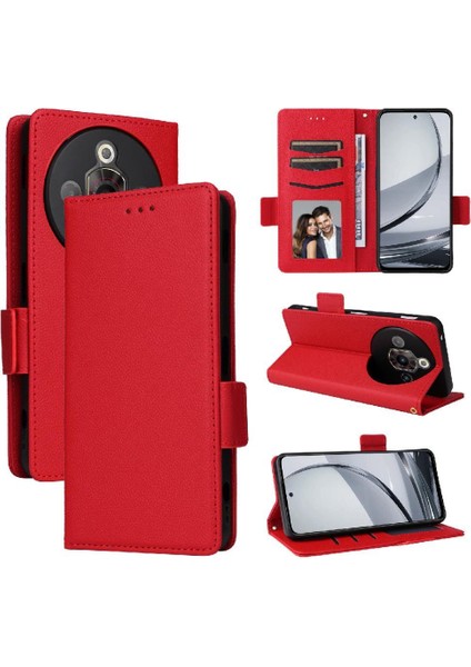 Nubia Odak Pro 5g Için Flip Case Manyetik Kart Yuvaları Tutucu Cüzdan Pu Yan (Yurt Dışından) indirimleri